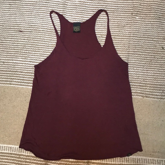 Obey Maroon Tank - Picture 4 of 7
